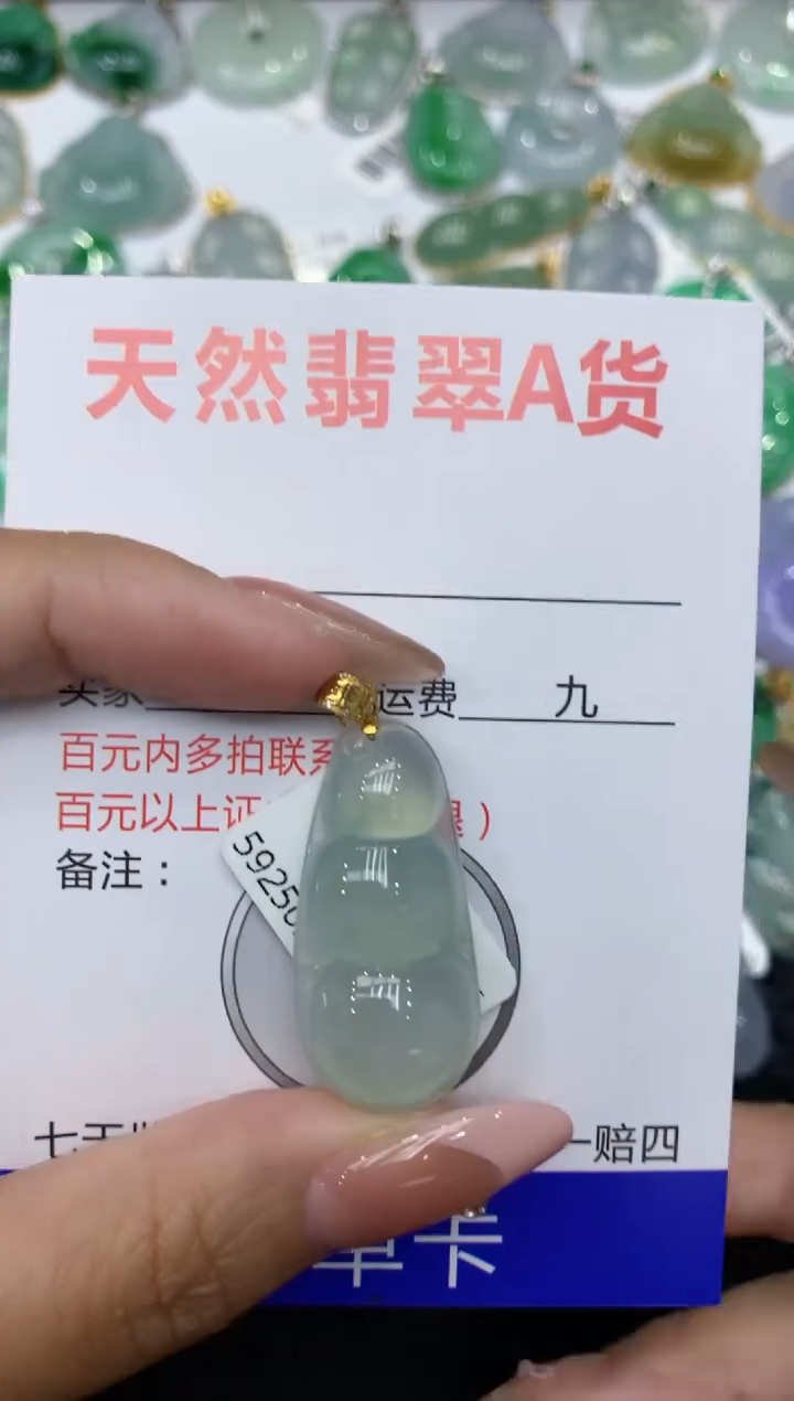 【闪购商品】翡翠颈饰18K金镶嵌111111111