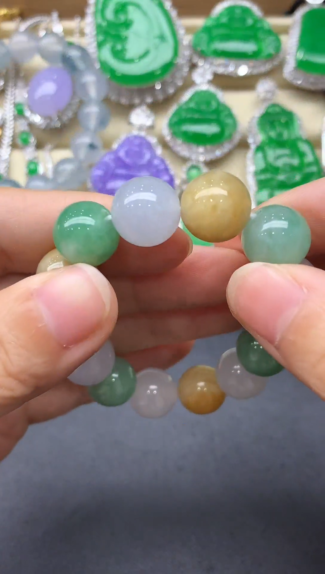 未镶嵌手链翡翠400-中国好珍宝