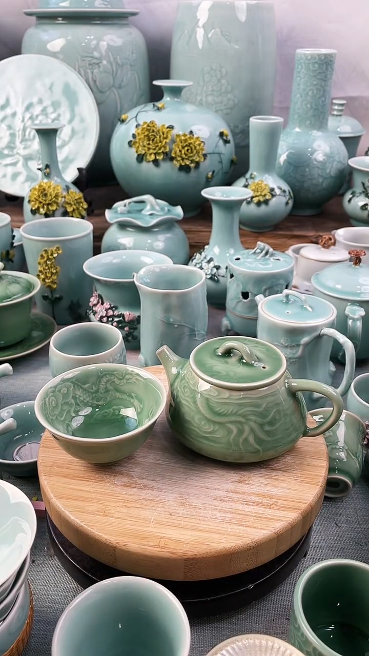 【闪购商品】特价 微瑕 慧仙青瓷