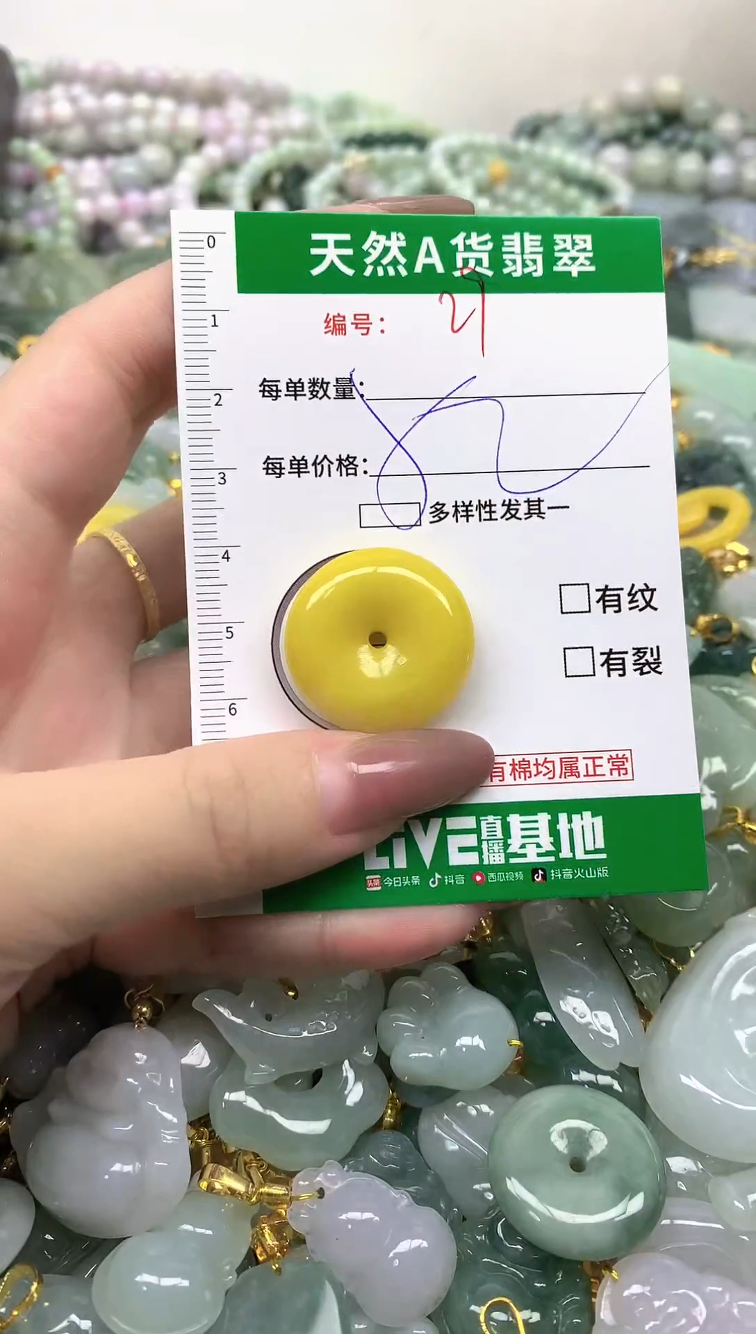 颈饰未镶嵌翡翠未镶嵌a货翡翠-29