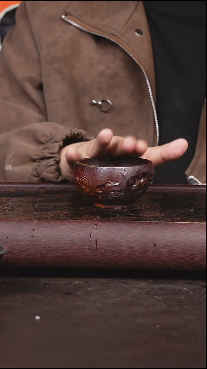 茶壶紫砂柴烧 杯