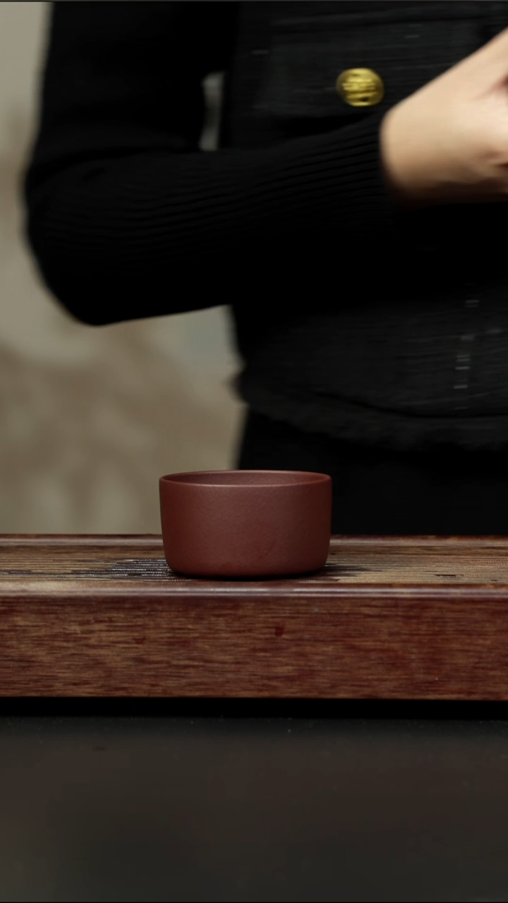 茶壶紫砂中槽清 宽口杯