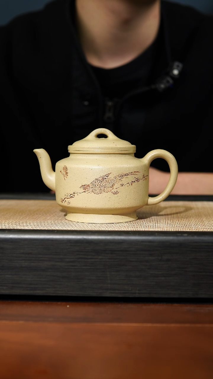 【闪购商品】紫砂茶壶台西绿泥，行者