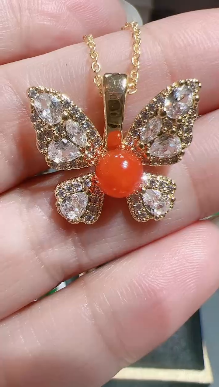 【闪购商品】南红玛瑙颈饰合金202521801