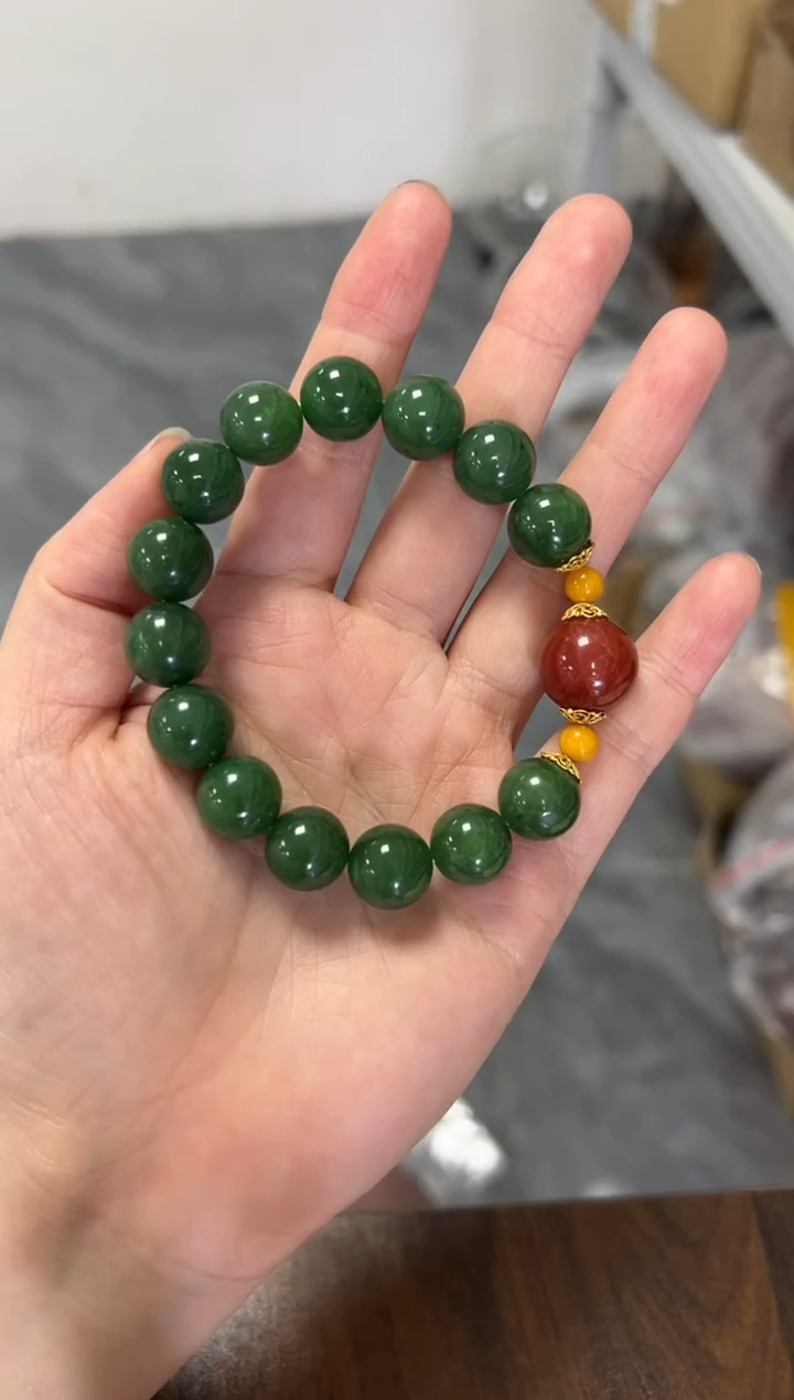 手链未镶嵌和田玉和田玉手串[多样发其一]