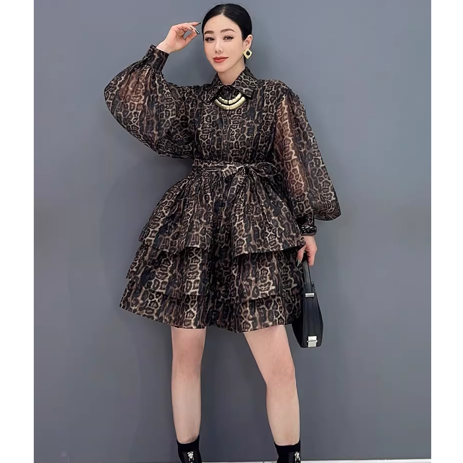 最新【乔姐0119】长裙秋季常规高腰拖尾裙子连衣裙夏季中长款