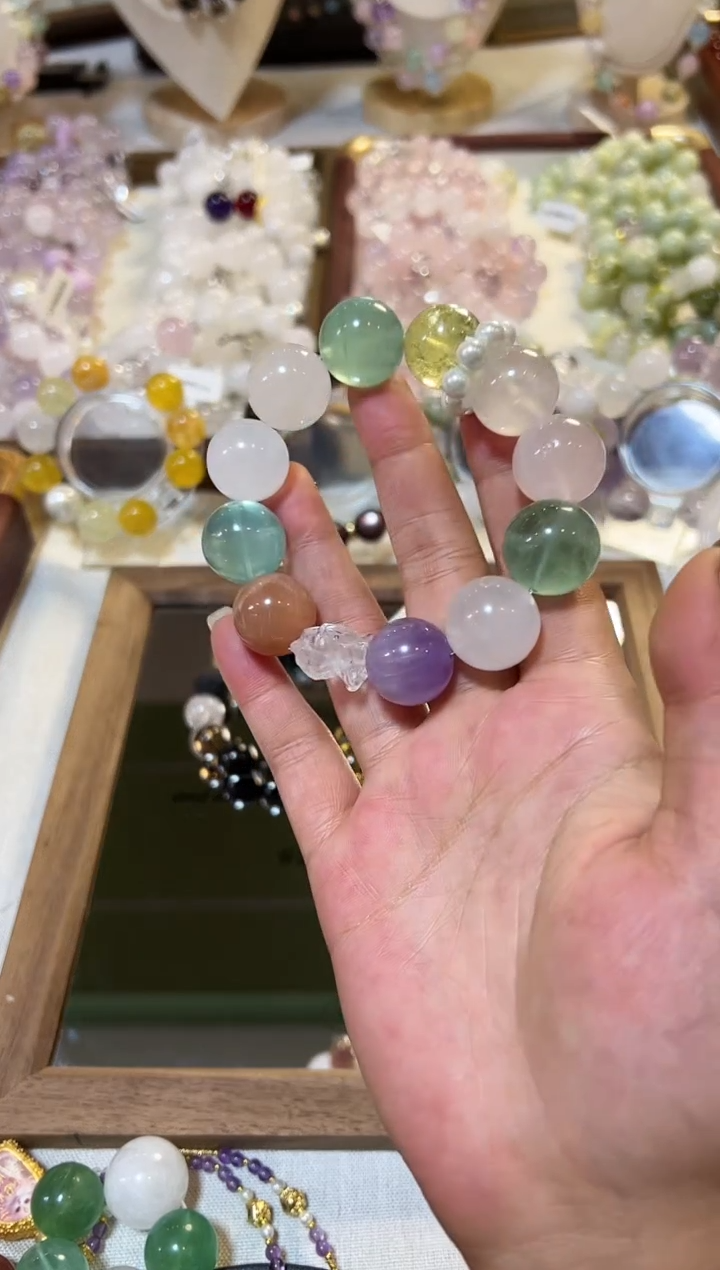 未镶嵌手串水晶【炘喜】天然水晶手串多样性发货 发其一