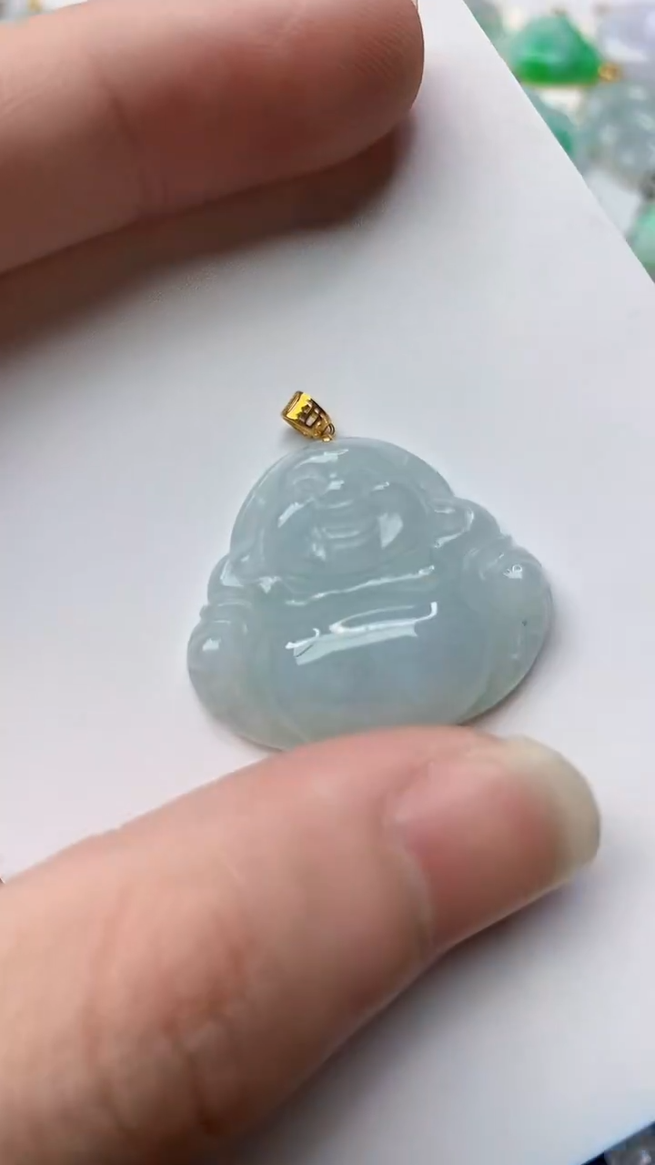 【闪购商品】翡翠颈饰18K金镶嵌50........