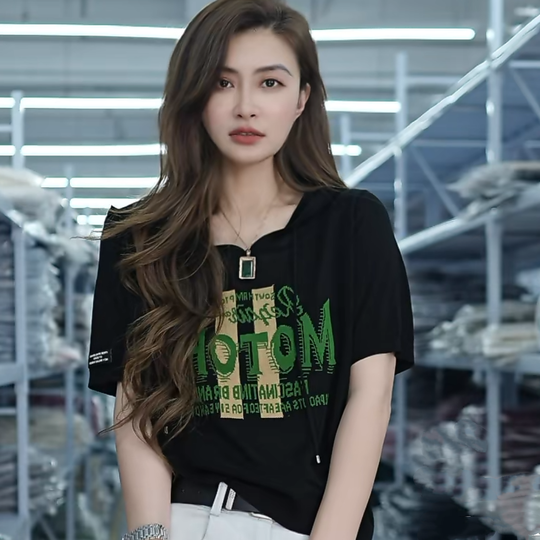 【思思精选】2025时尚气质减龄连帽字母休闲百搭针织衫A535#