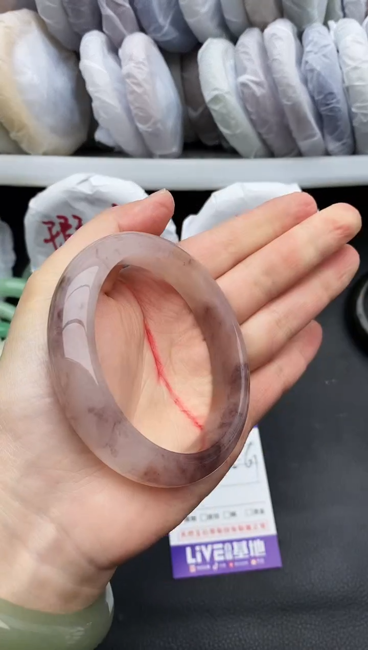 未镶嵌手镯石英质玉瑕疵337+60/61