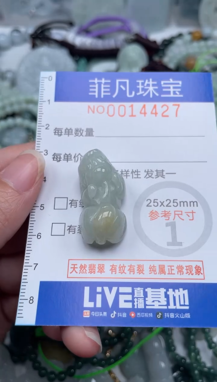 颈饰未镶嵌翡翠14427