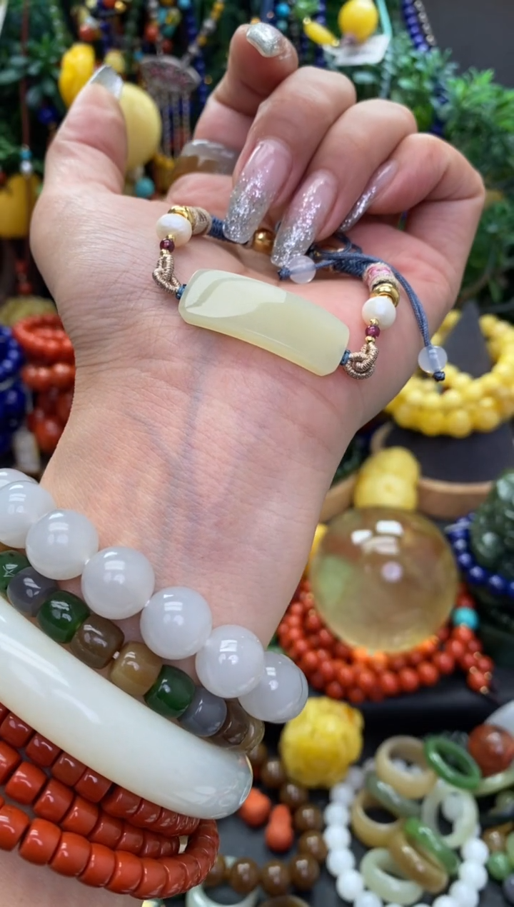 【闪购商品】和田玉手链未镶嵌和田玉手牌