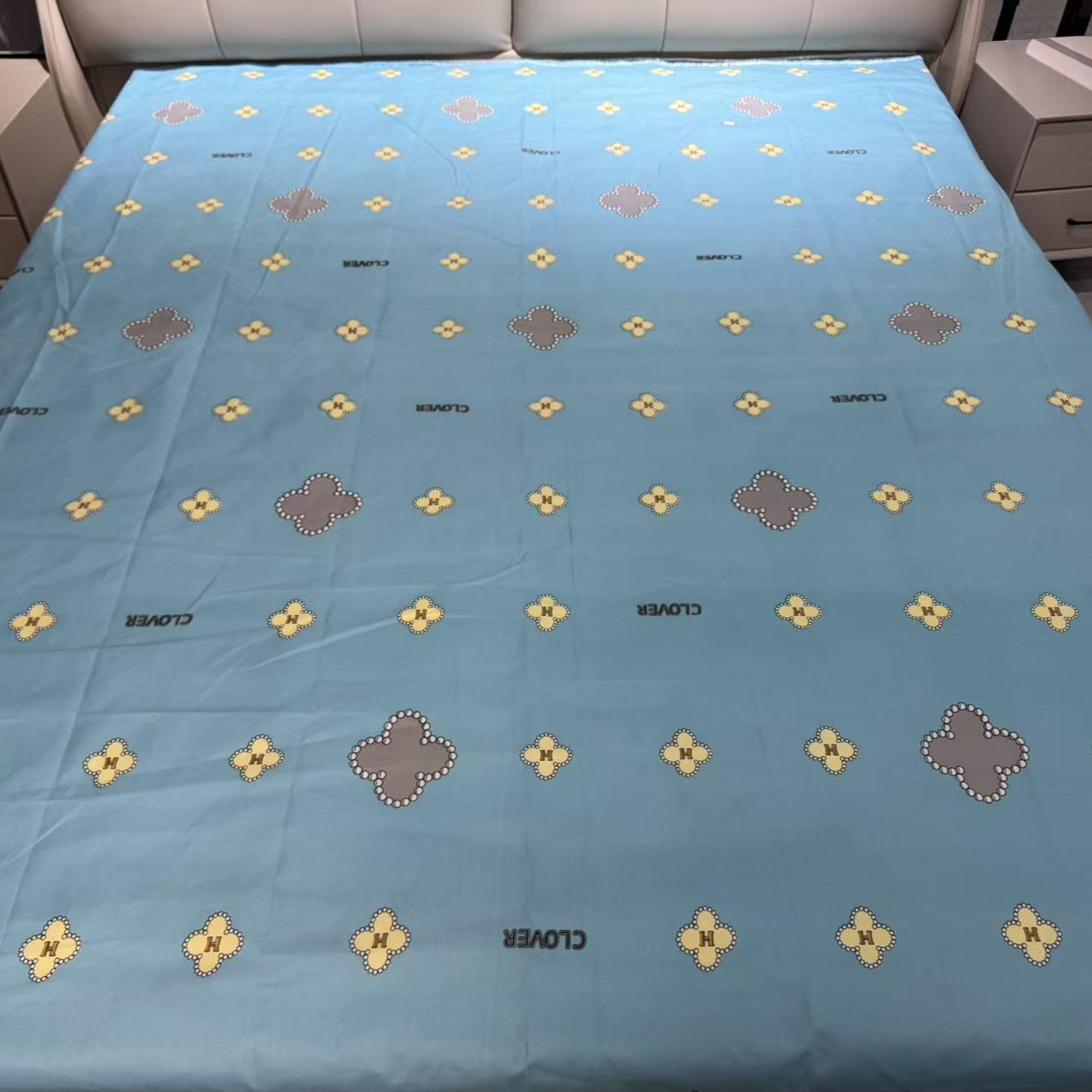 （粉丝专属)1.5*2.3蓝色字母小布头