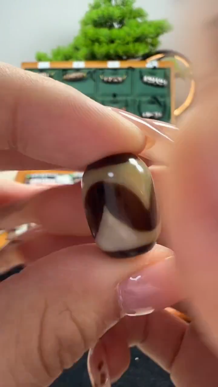 玛瑙/玉髓（覆膜）颈饰未镶嵌33（微瑕）