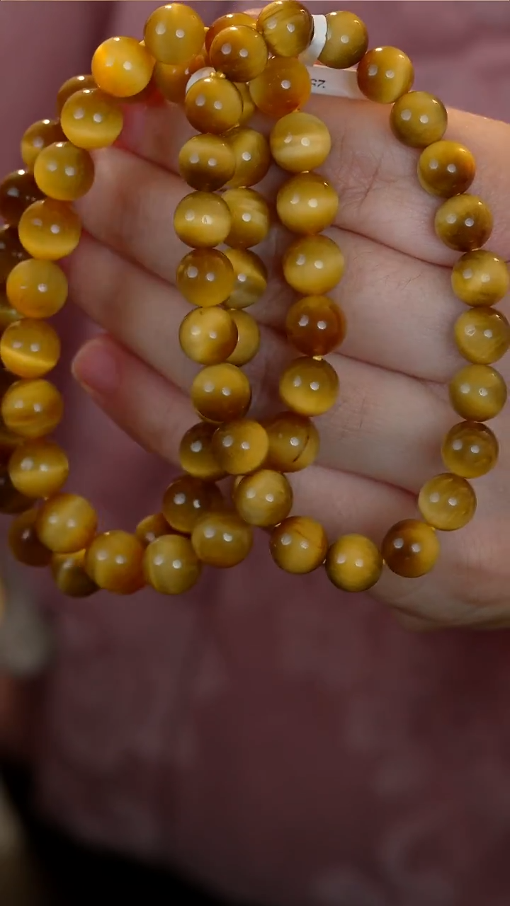 未镶嵌手串和田玉【15】虎眼石手串