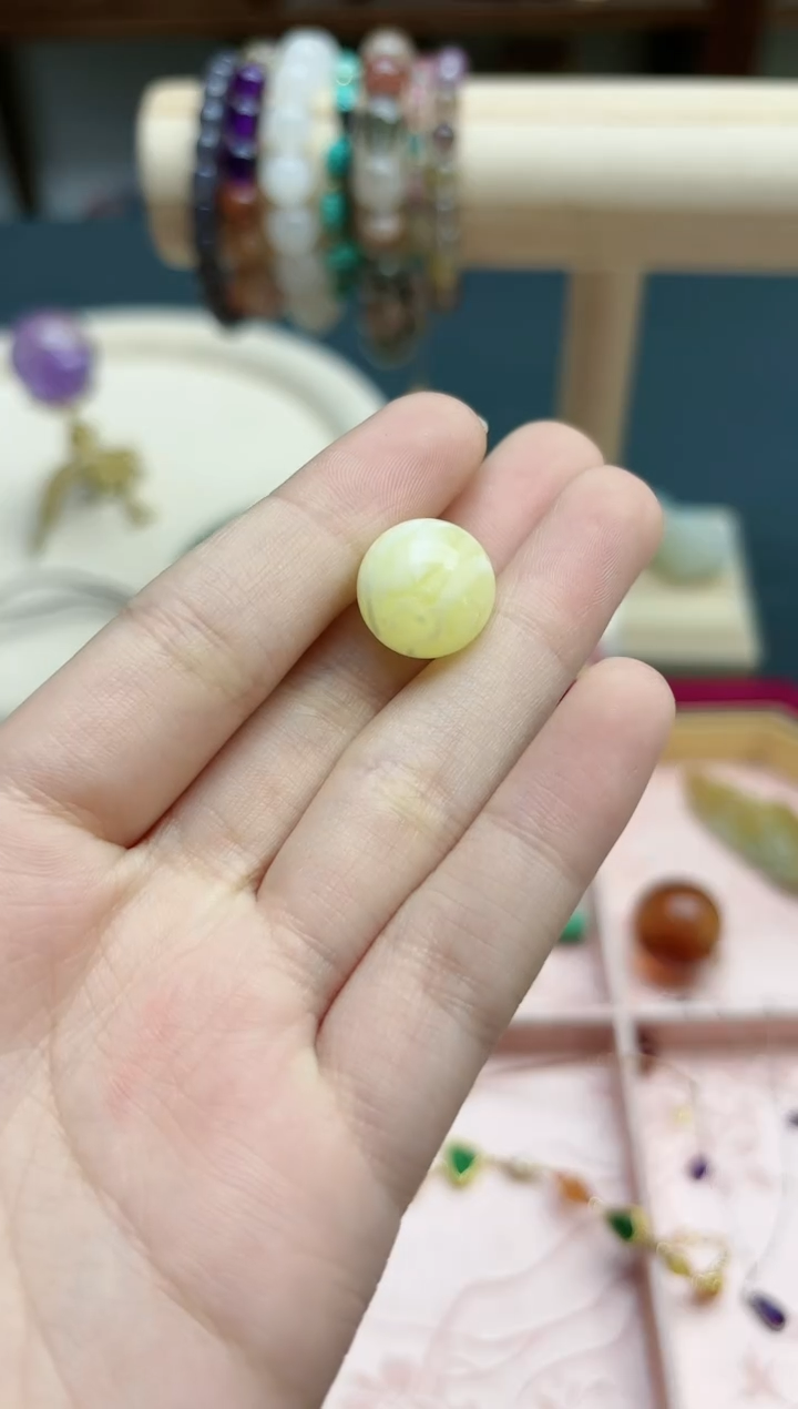 【闪购商品】蜜蜡裸石未镶嵌蜜蜡散珠*1 YN