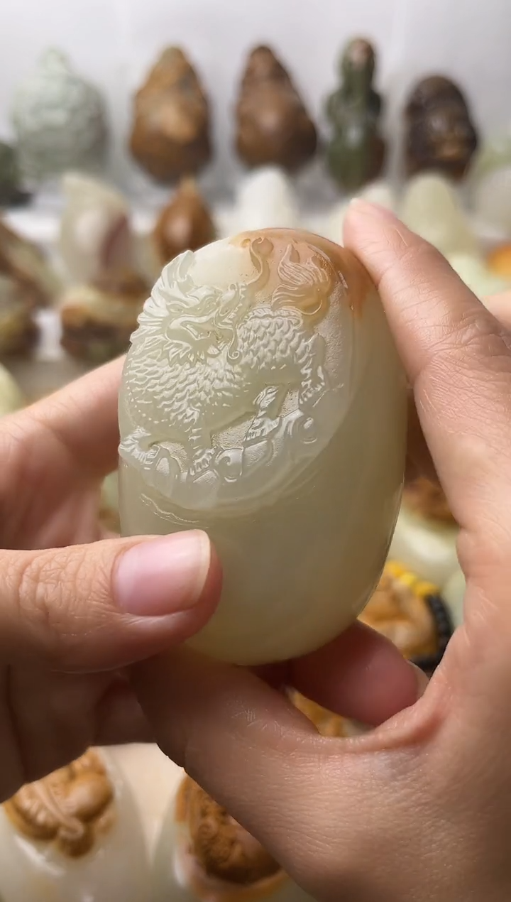 石材古青石棉纹正常不退换麒麟