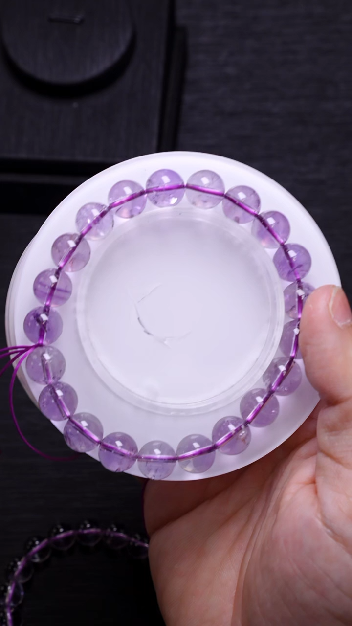 【闪购商品】水晶单圈未镶嵌A0017紫水晶单圈9mm