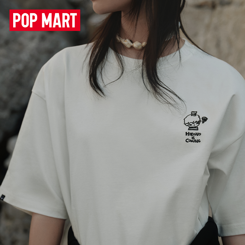 【Hirono Home】泡泡玛特 小野来了 -思考T恤白色 