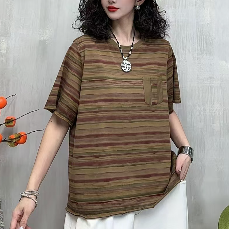 12812新款夏季时尚减龄显瘦T恤