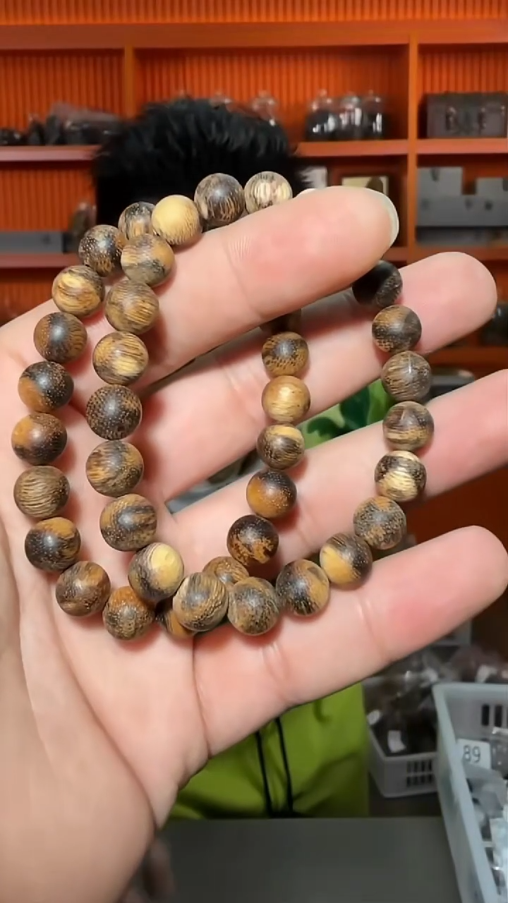 沉香手串43号单圈0.9多样性发一