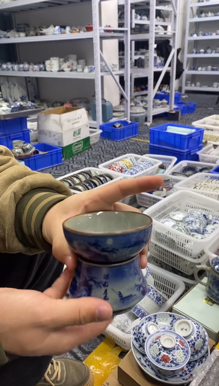 摆件陶景德陶瓷茶具茶漏