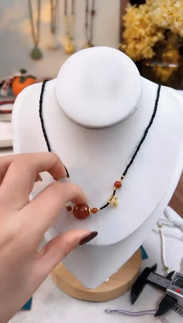 【闪购商品】南红玛瑙手饰银S925镶嵌@@B921C015569