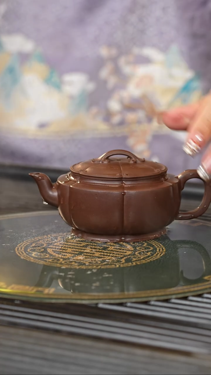 【闪购商品】紫砂茶壶SJK 底槽清 如意宫灯 