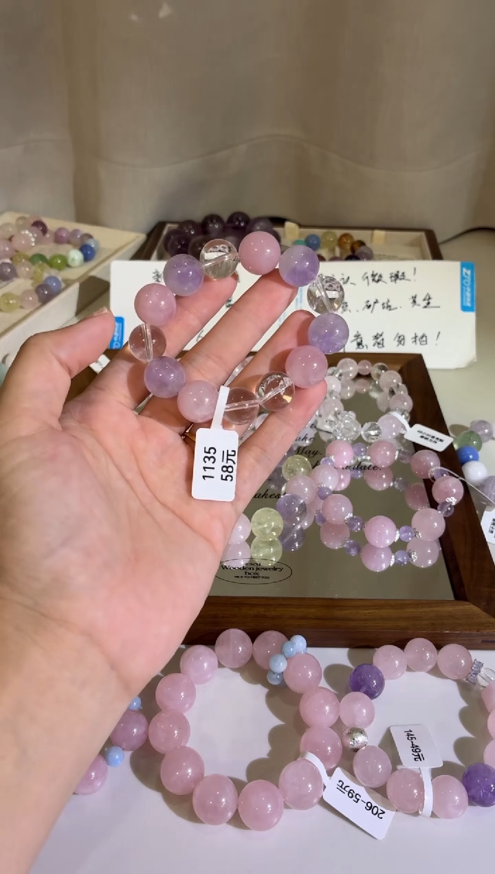 未镶嵌手串水晶1135（天然水晶默认微瑕，介意者勿拍，默认手围16）