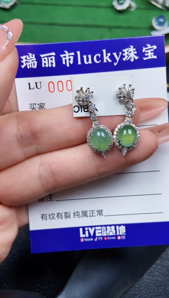 【闪购商品】翡翠颈饰银S925镶嵌0057