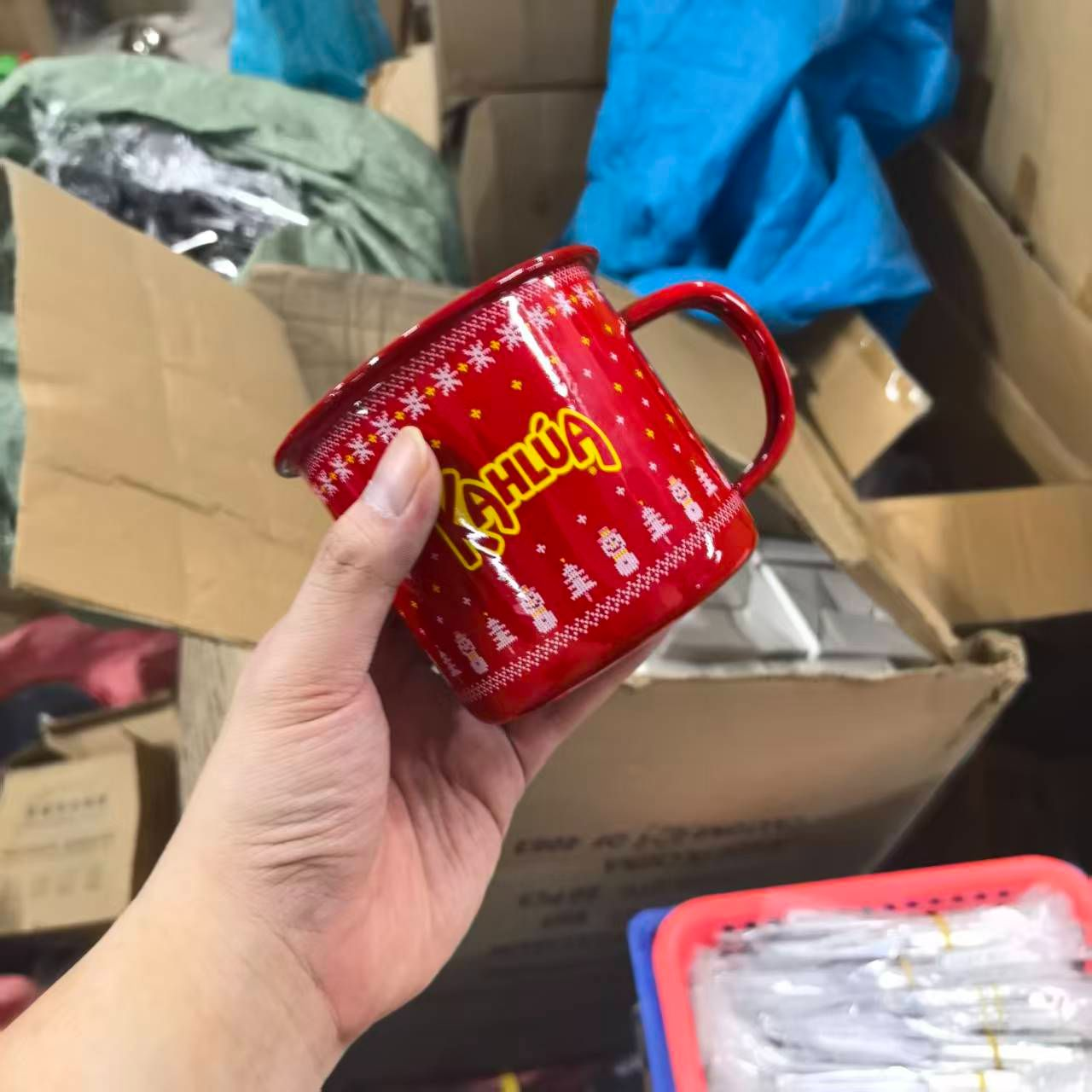 圣诞搪瓷杯1个【汤姆福利专场】