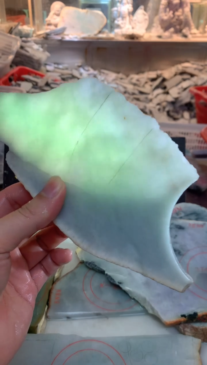 裸石翡翠0朗0翡翠珠宝992