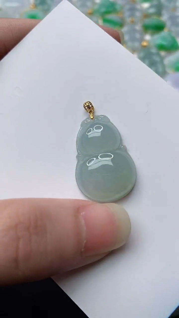 【闪购商品】翡翠颈饰18K金镶嵌14...........