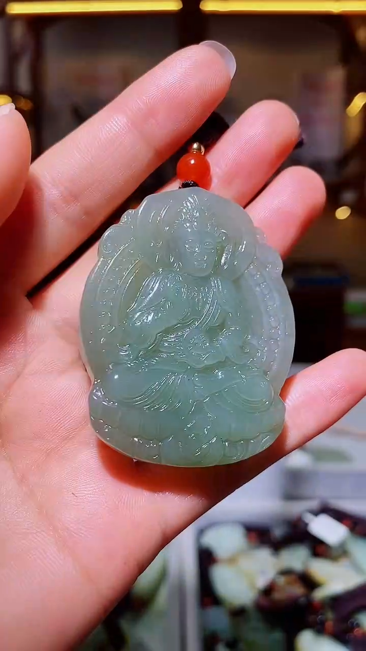 和田玉未镶嵌挂件1