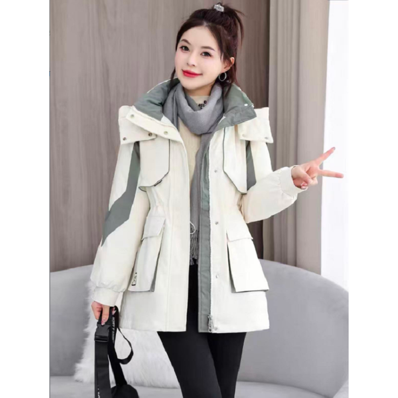保暖女士保暖派克时尚秋冬冬季加厚外套