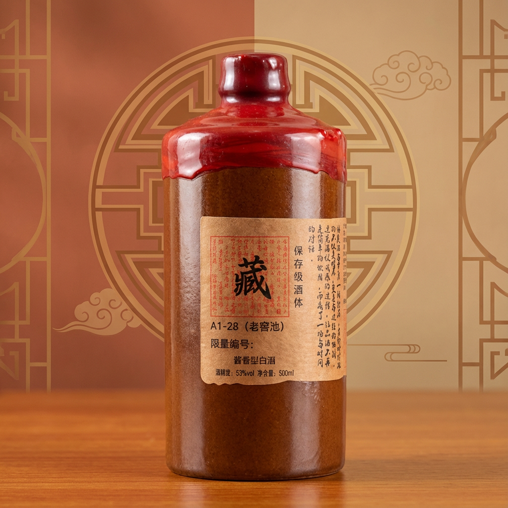 及由【藏】 蜡封版 手工版  酱香型 好酒  酱香浓郁53%Vol500ml