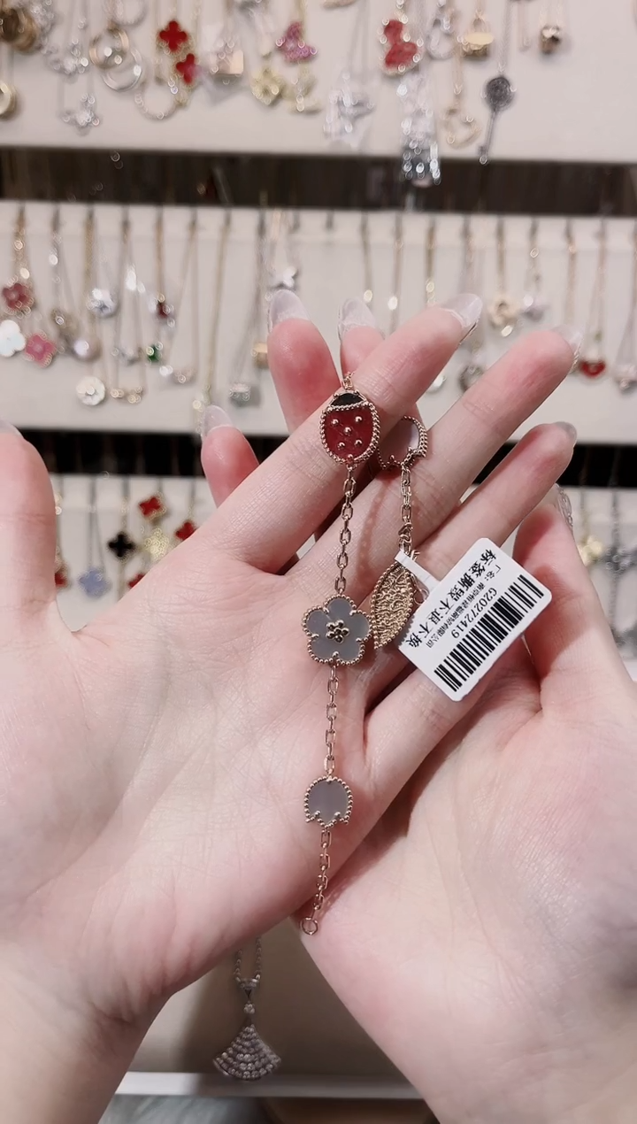 【闪购商品】玛瑙手链18K金镶嵌18K金镶嵌 K玫