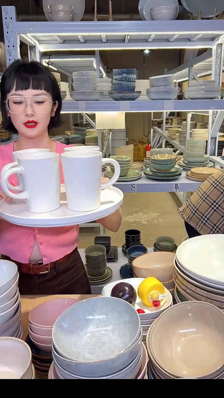 瓷136外贸尾货高温釉下彩陶瓷餐具默认微瑕