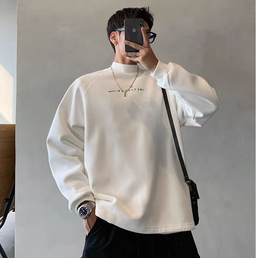 【K125-咖色】青少年大童秋冬款打底衫