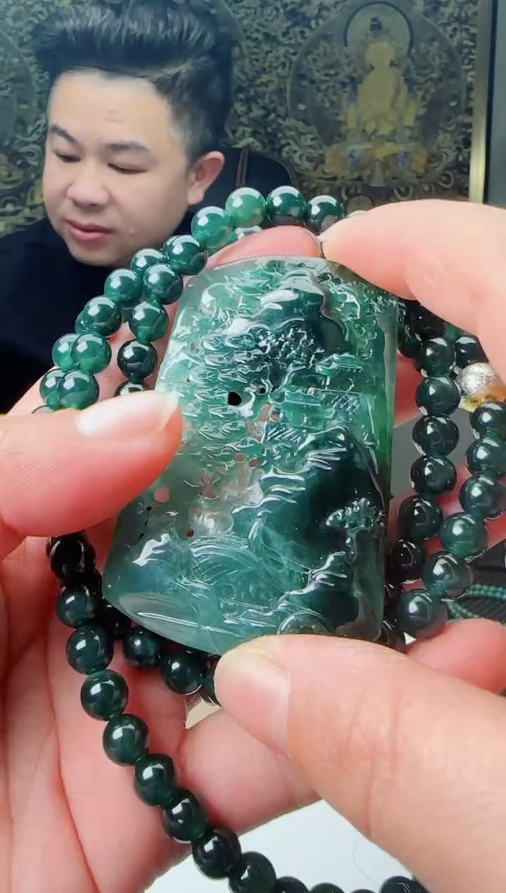 【闪购商品】翡翠颈饰未镶嵌多样性随机发其一