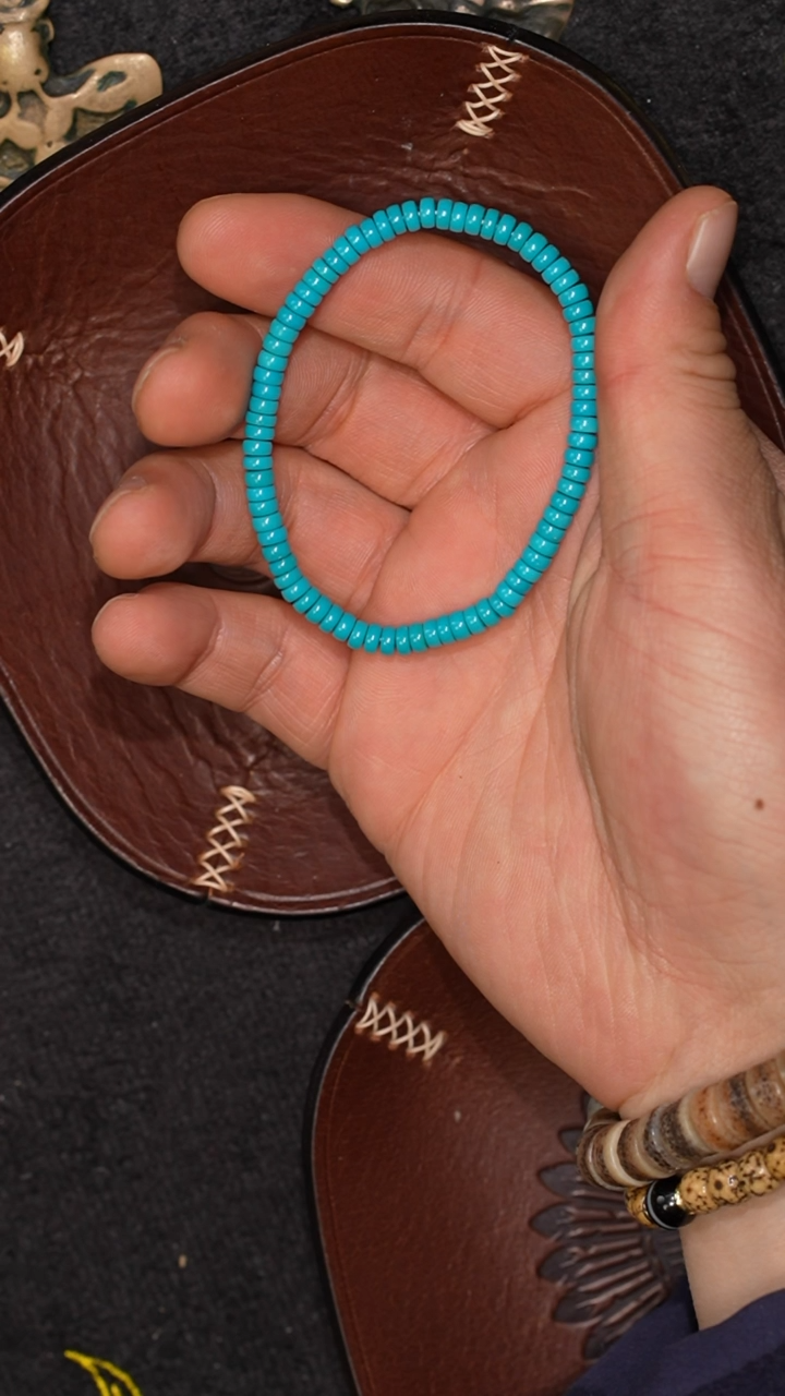 【闪购商品】绿松石套链未镶嵌冲赛康胡子哥，DIY一56