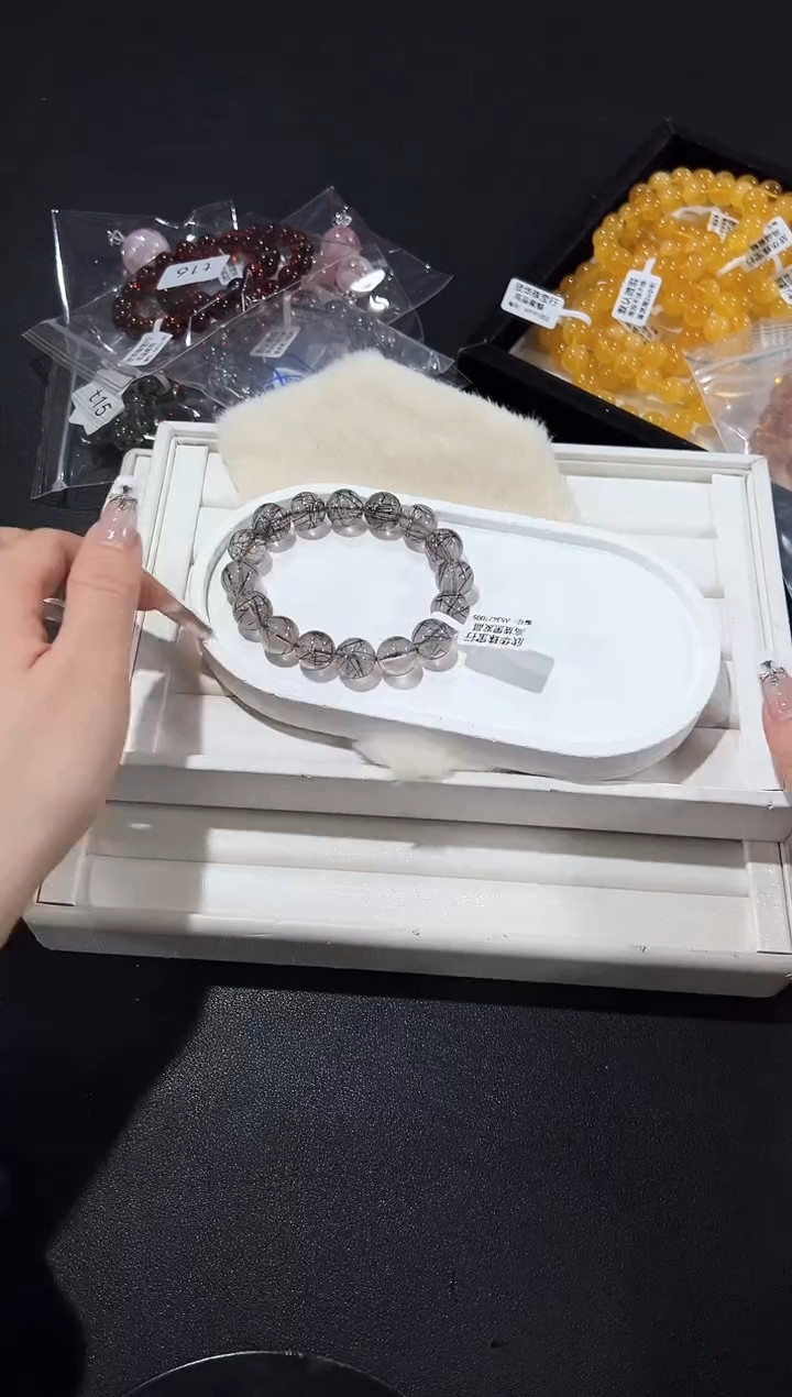 未镶嵌手串水晶18t多样性发其一【1条】默认微瑕13mm