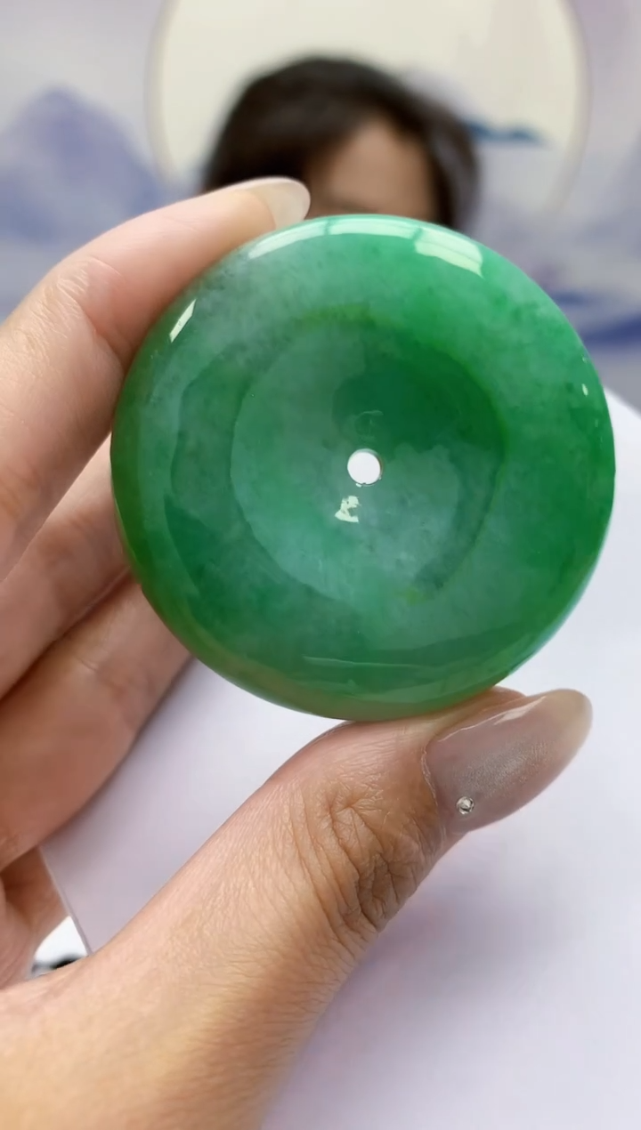 定制翡翠未镶嵌4902MM-毛货挂件80