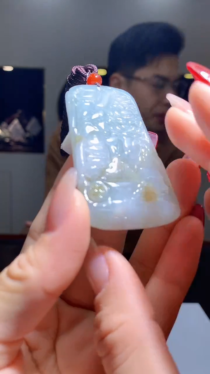 【闪购商品】翡翠颈饰未镶嵌1002hm-jj挂件5