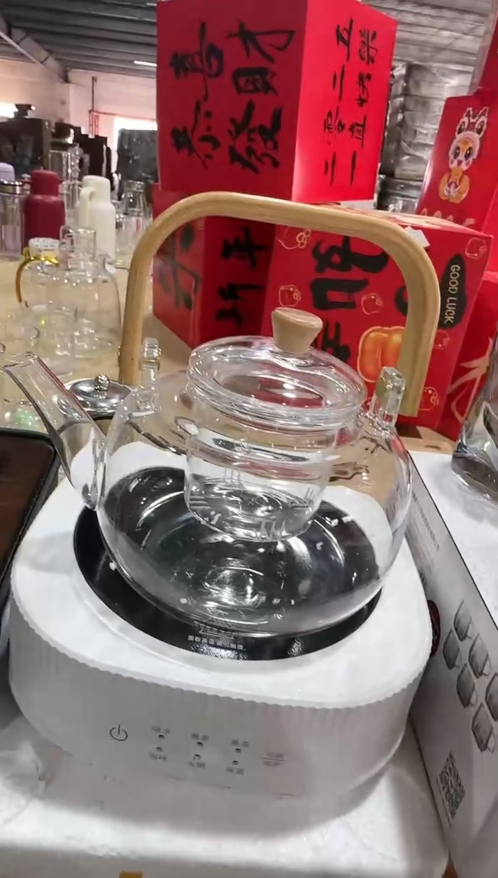 【闪购商品】玻璃无盖款直播专属1L单壶