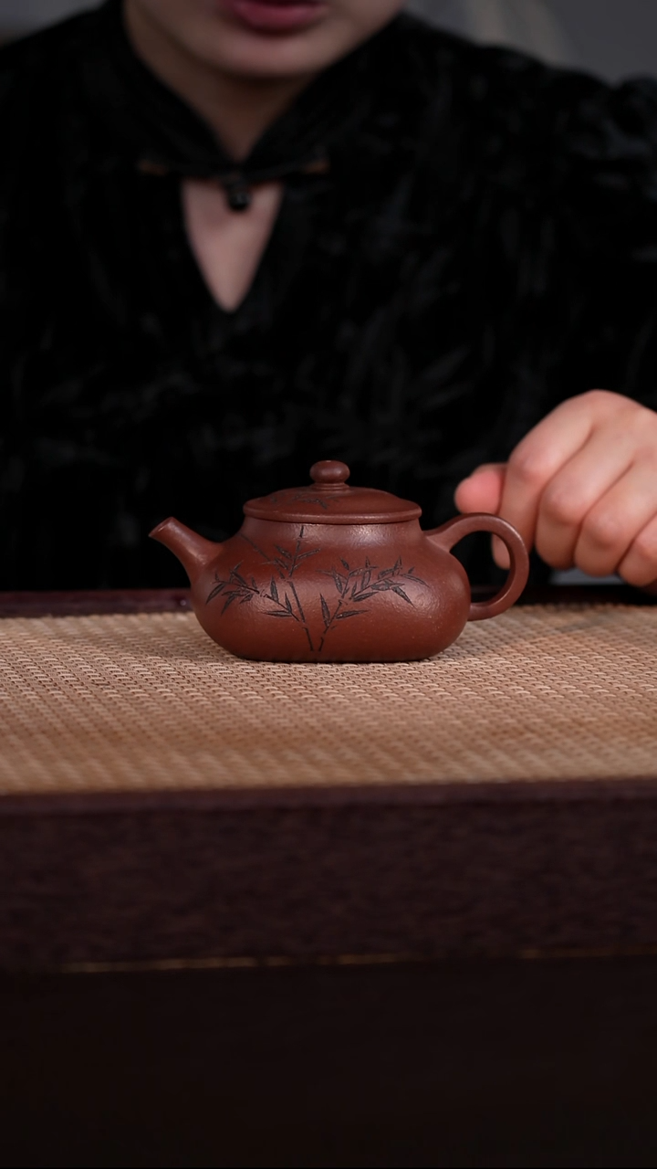 茶壶紫砂紫泥 220cc