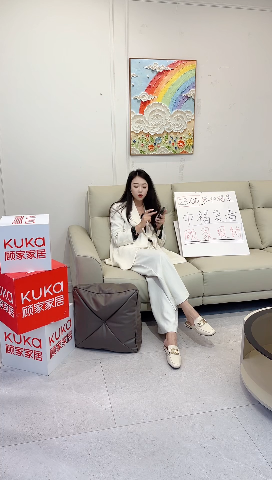 牛皮6110【深空灰】三人位双电动