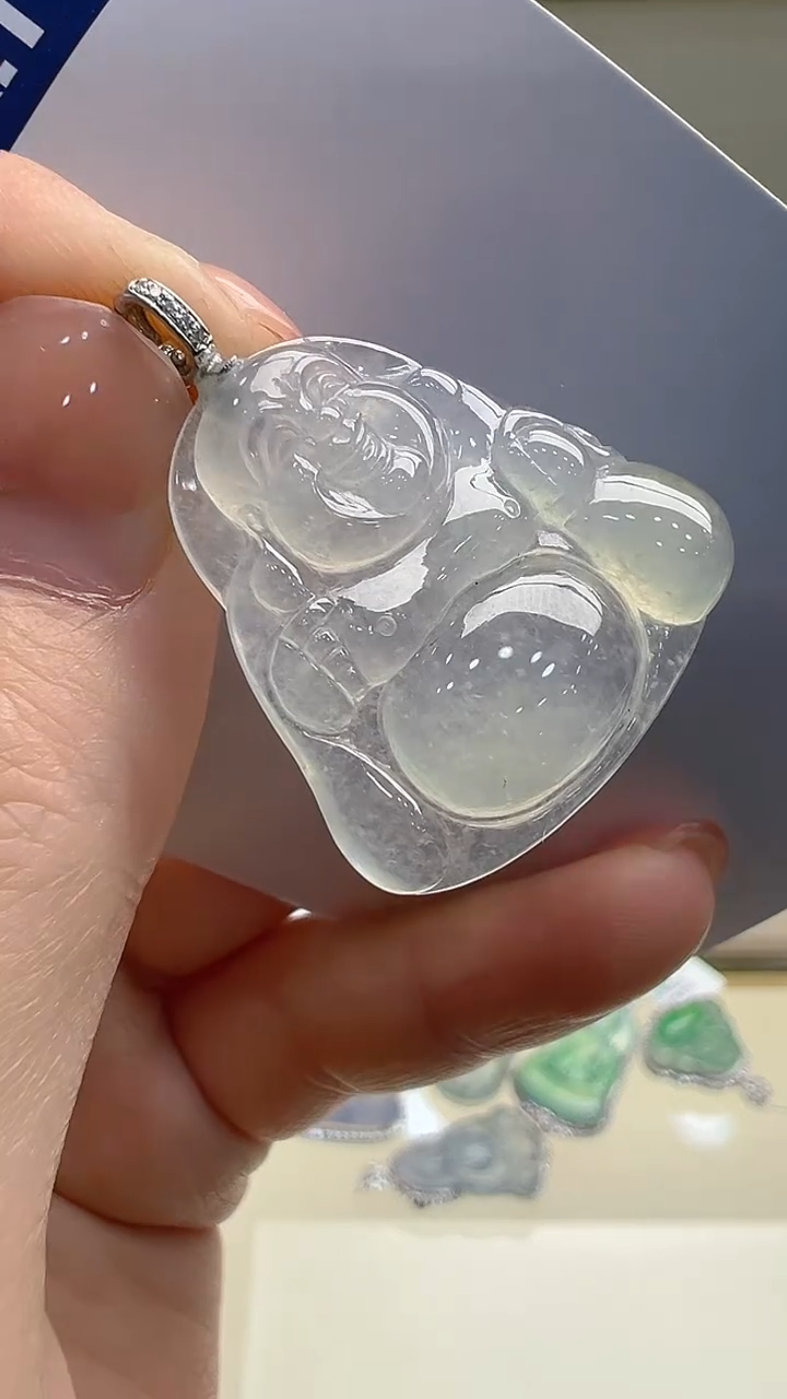 【闪购商品】翡翠吊坠(不含链)18K金镶嵌多样性发货拍一发一