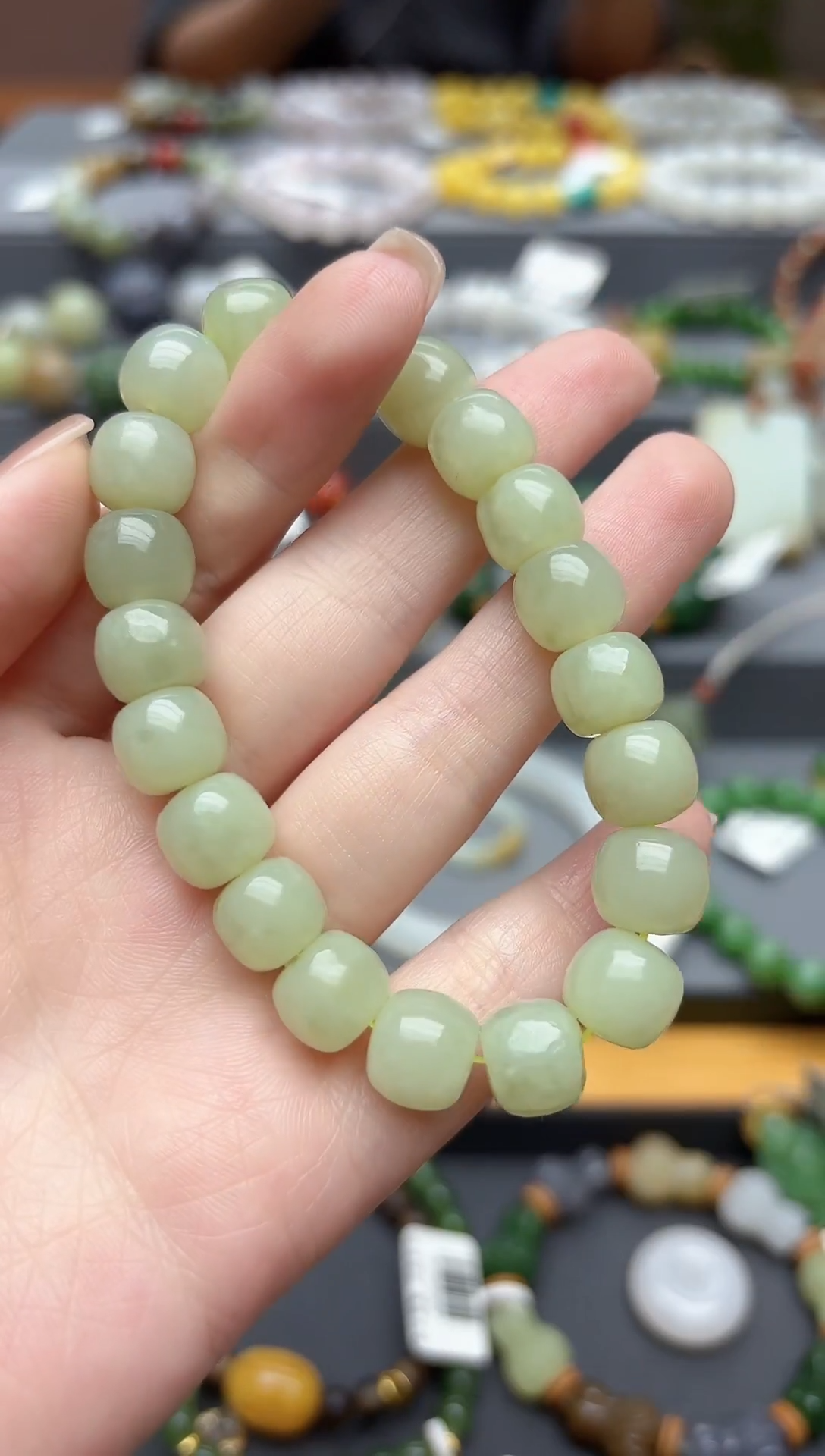 未镶嵌手串和田玉天然和田玉单圈手串