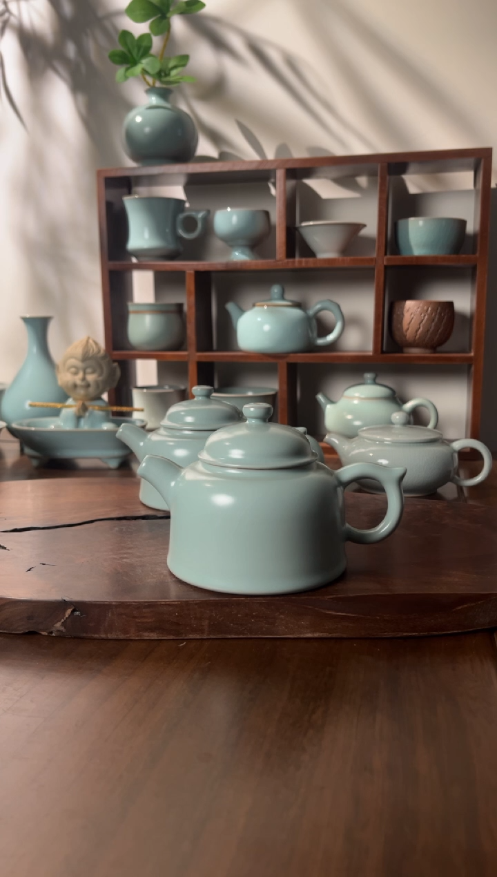 【闪购商品】杯清凉寺仿古釉色德中壶